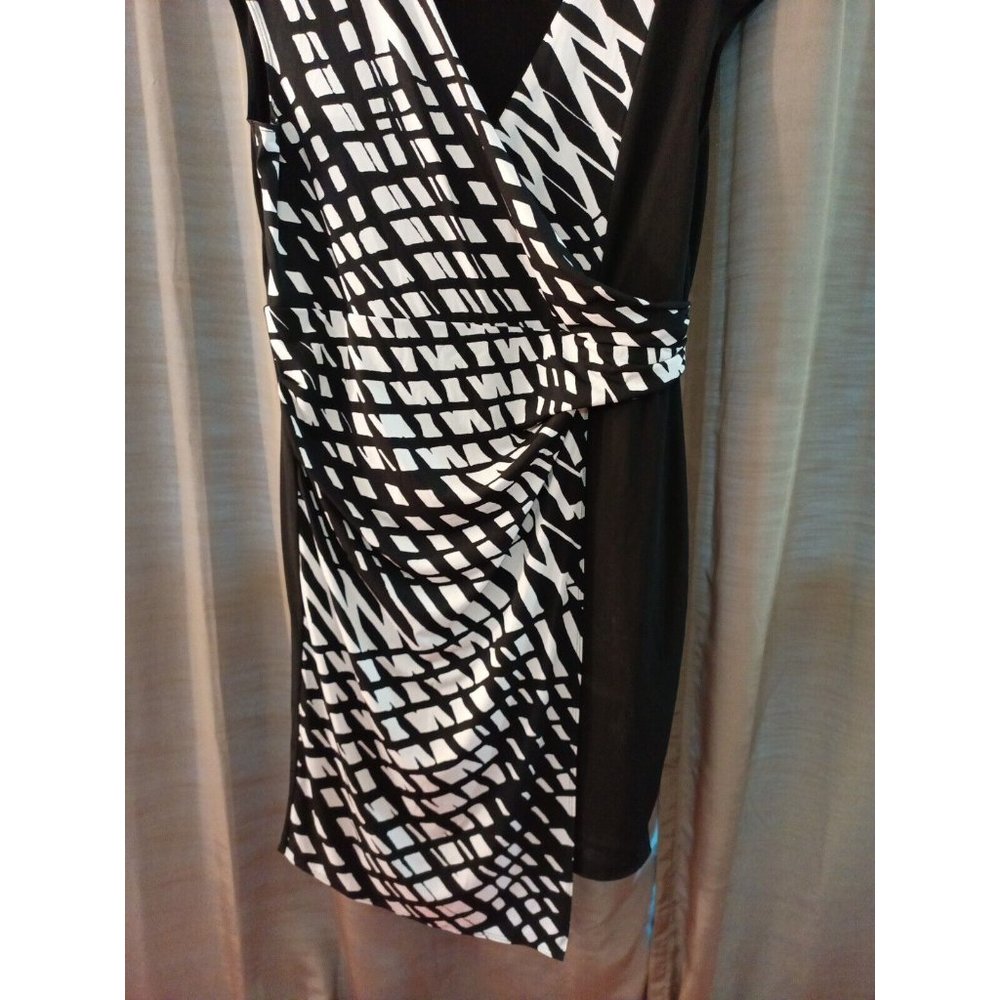 Women's Lane Bryant Drop Waist V-neck Stretchy Classy Career Dress Size 14/16 - Picture 3 of 7